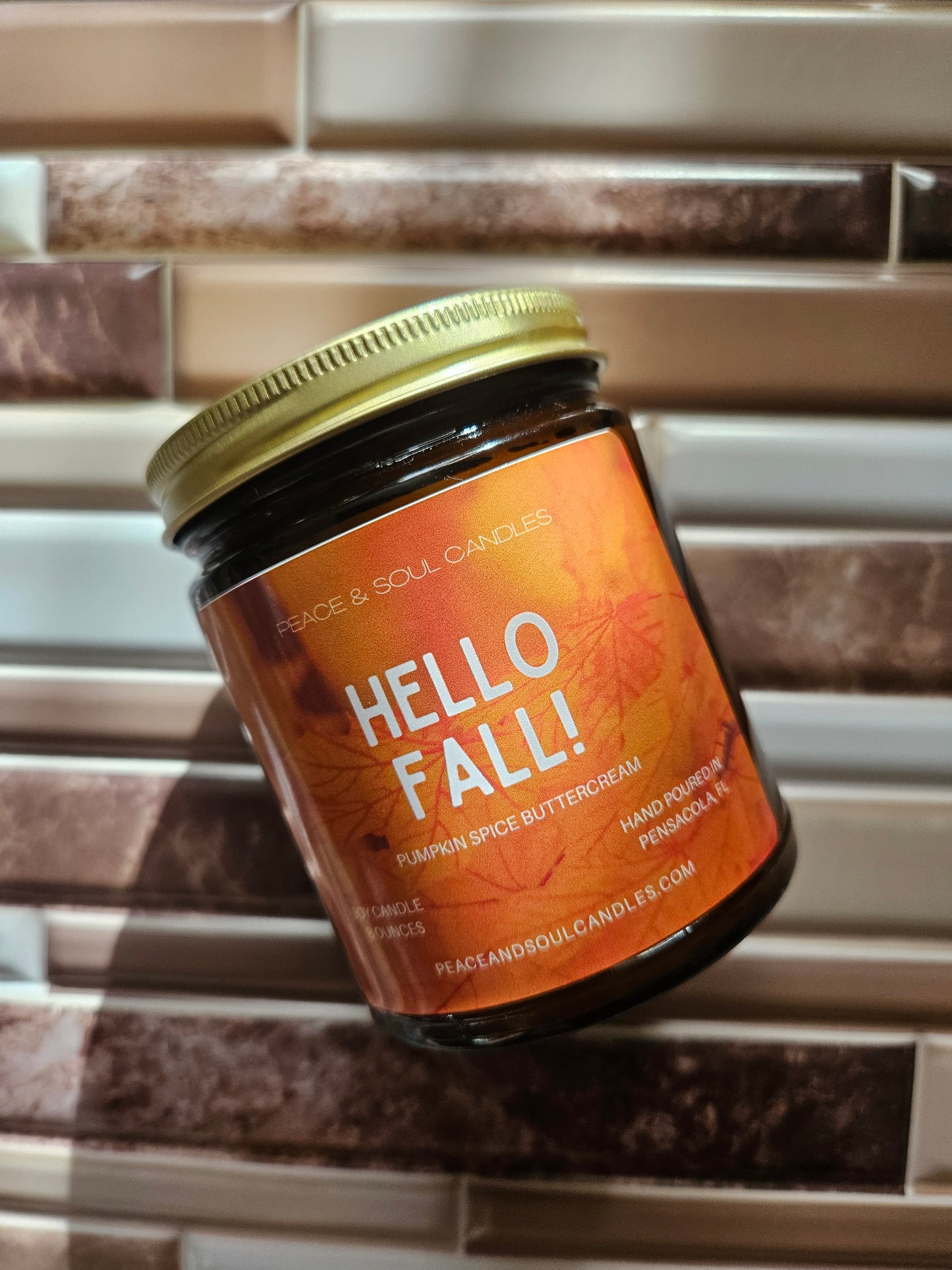 HELLO FALL! Candle