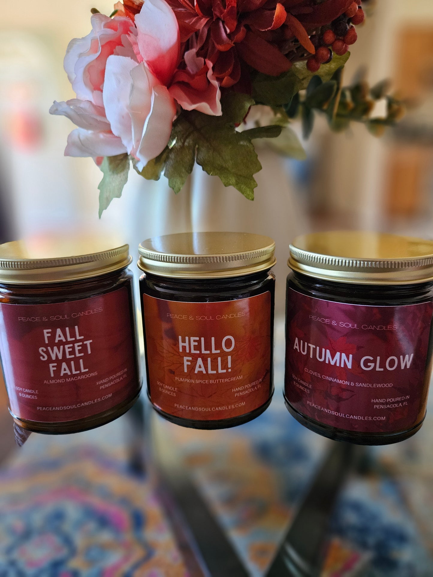 Fall Candle Trio