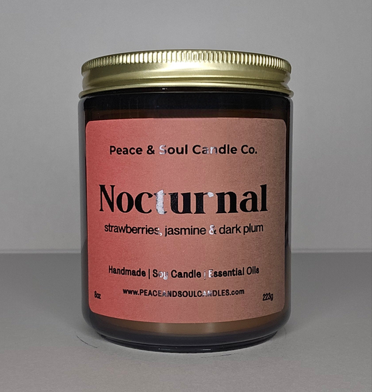 Nocturnal Halloween Candle