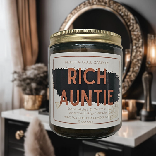 Rich Auntie Candle - Living Life On Her Own Terms Richly Scented Candle