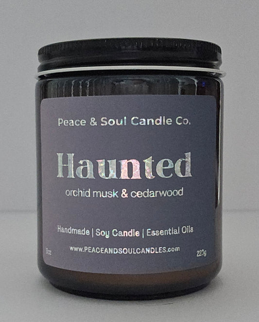 Haunted Halloween Candle