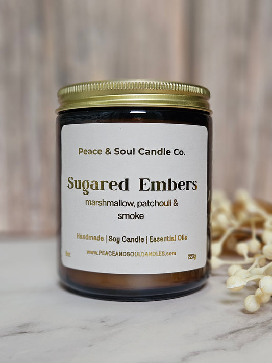 Sugared Embers Bonfire Marshmallow Candle