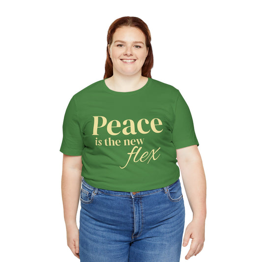 Peace is the New Flex tee | Graphic t-shirt