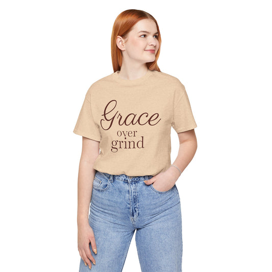 Grace Over Grind tee | Inspirational faith shirt