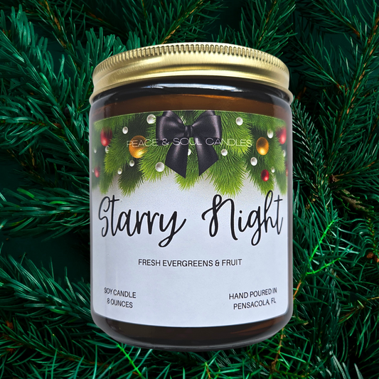 Starry Night Candle