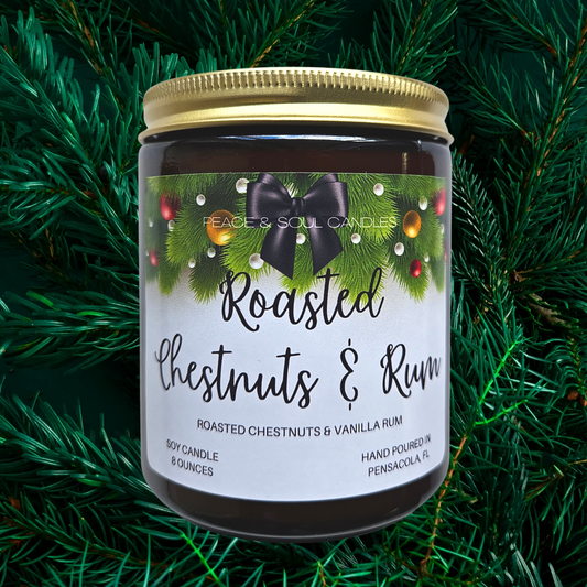 Roasted Chestnuts & Rum Candle