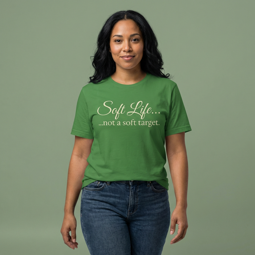 Soft Life... not a soft target T-Shirt | Empowerment Tee