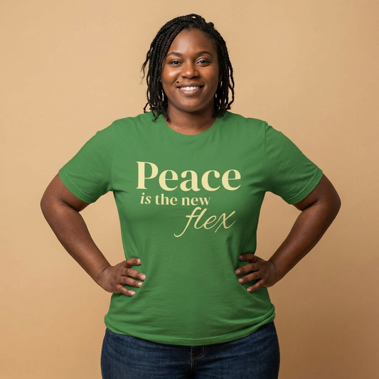 Peace is the New Flex tee | Graphic t-shirt