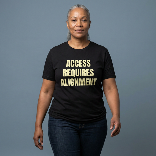ACCESS REQUIRES ALIGNMENT Tee | Bold Statement Shirt, Graphic Tee