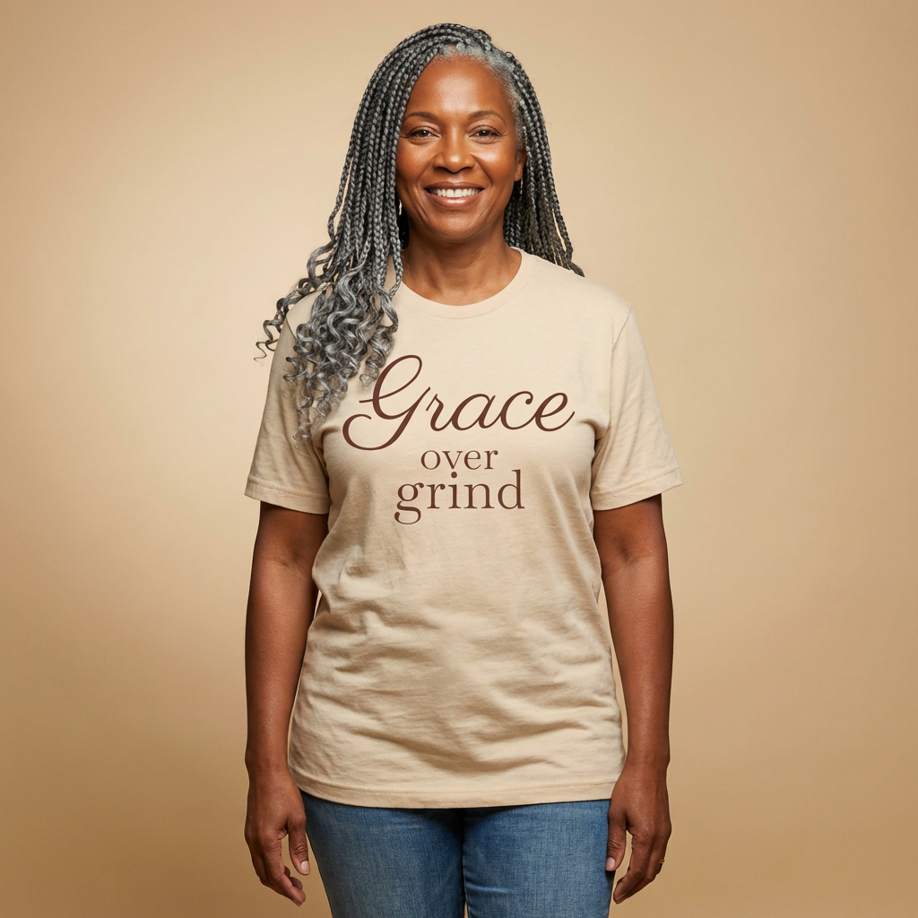 Grace Over Grind tee | Inspirational faith shirt