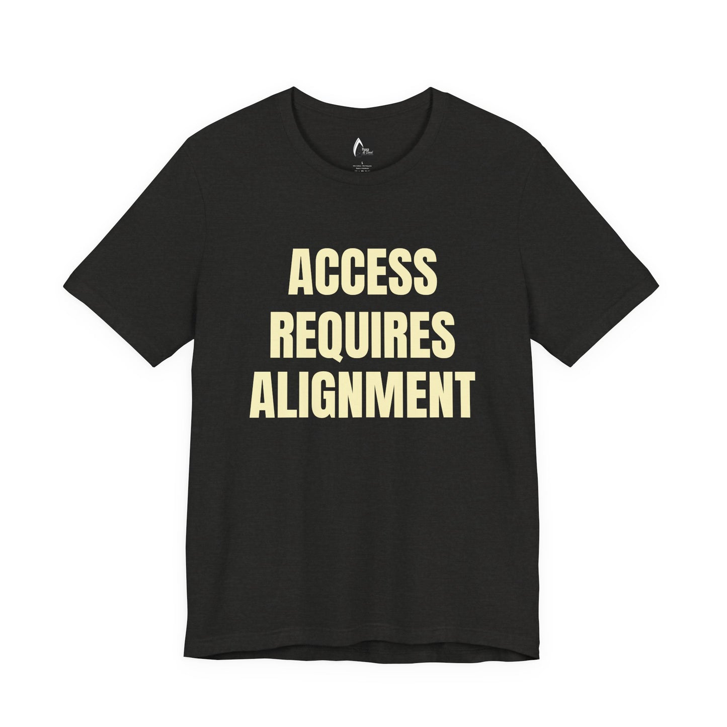 ACCESS REQUIRES ALIGNMENT Tee | Bold Statement Shirt, Graphic Tee