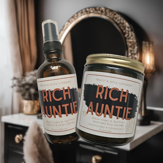 Rich Auntie Candle & Room Spray Set