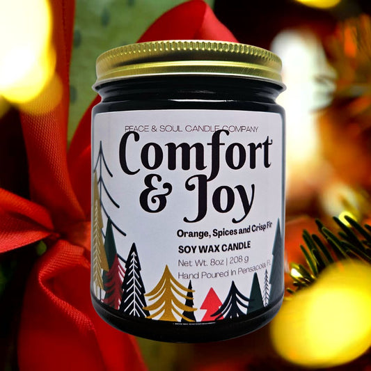 Comfort & Joy Scented Soy Candle & Room/ Linen Spray