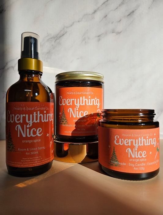 Everything Nice Candle, Room Spray & Mini Bundle