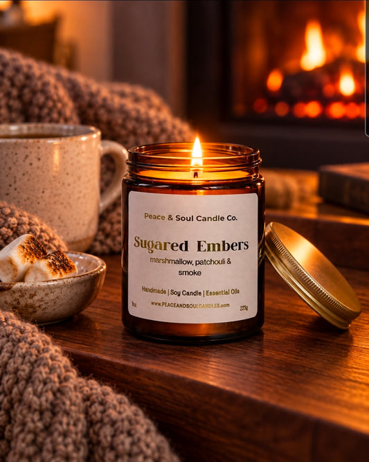 Sugared Embers Bonfire Marshmallow Candle