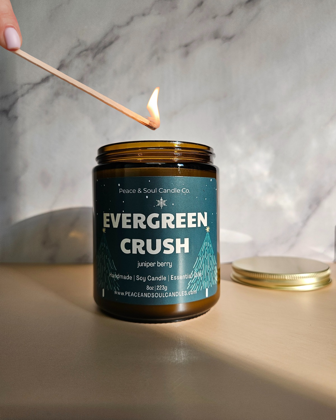 EVERGREEN CRUSH CANDLE, 8OZ